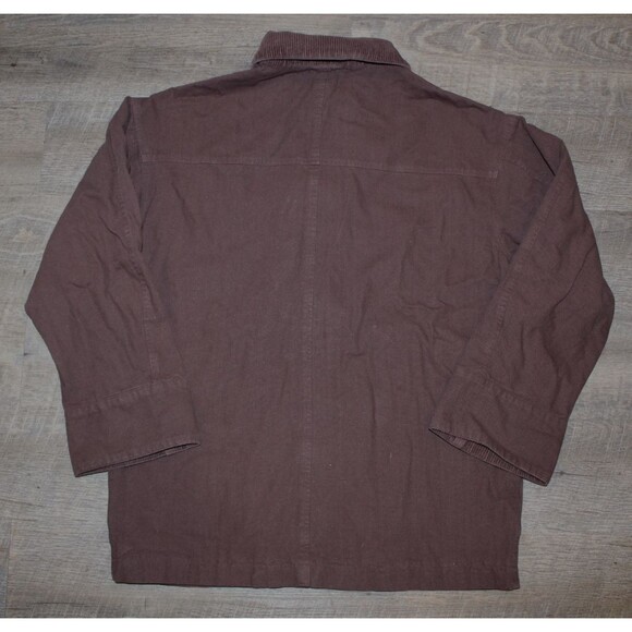 NWT MATE THE LABEL WOMEN'S COTTON CANVAS CHORE JACKET BROWN $220 - Picture 9 of 9